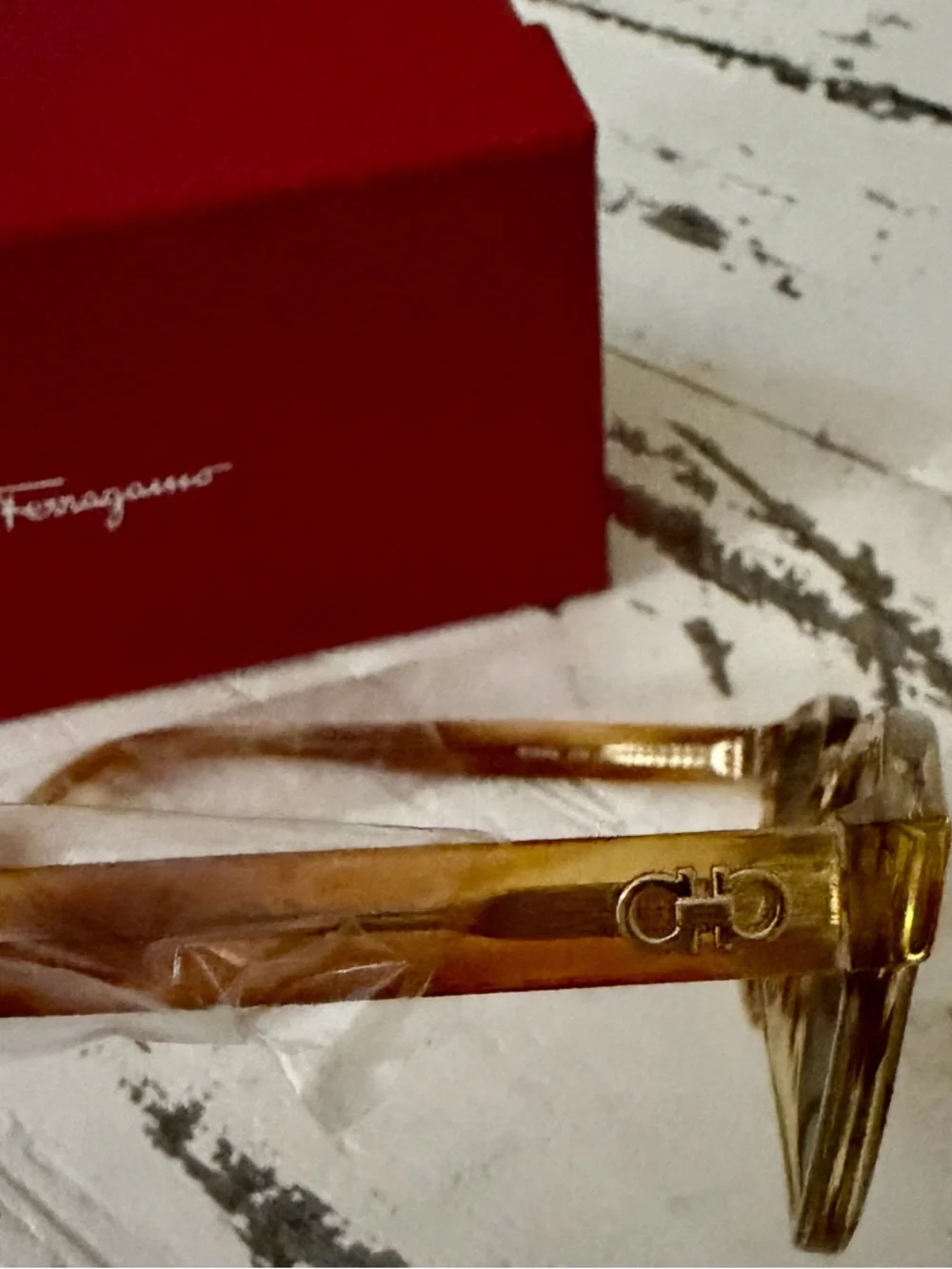 Salvatore Ferragamo Tortoiseshell Brown Sunglasses with Dark Lenses